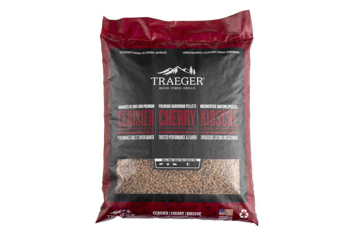 TRAEGER CHERRY PELLETS- 9 KG BAG