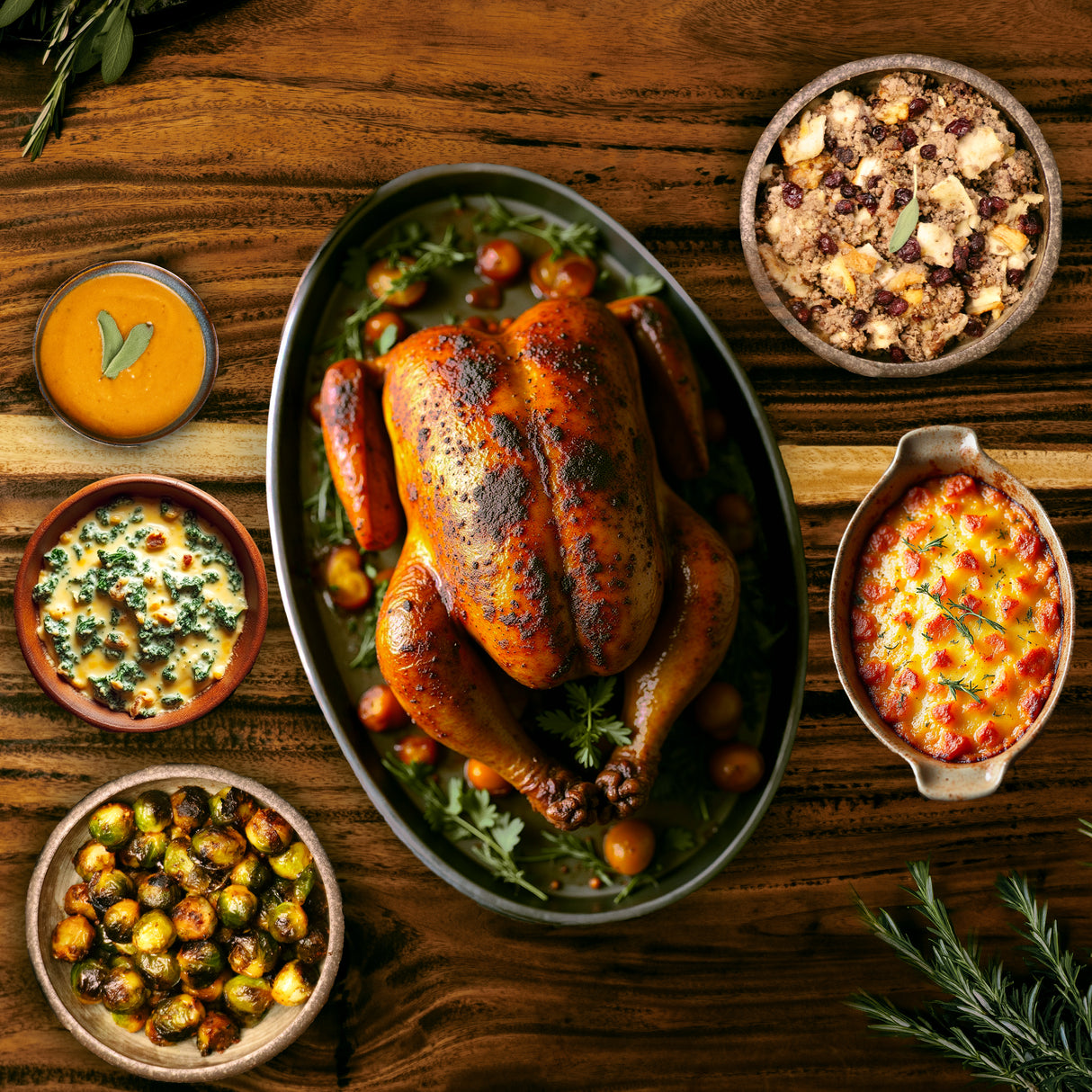 Festive Smoked Turkey Feast