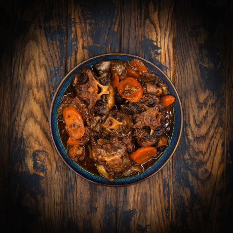 a close up of a plate of food on a table