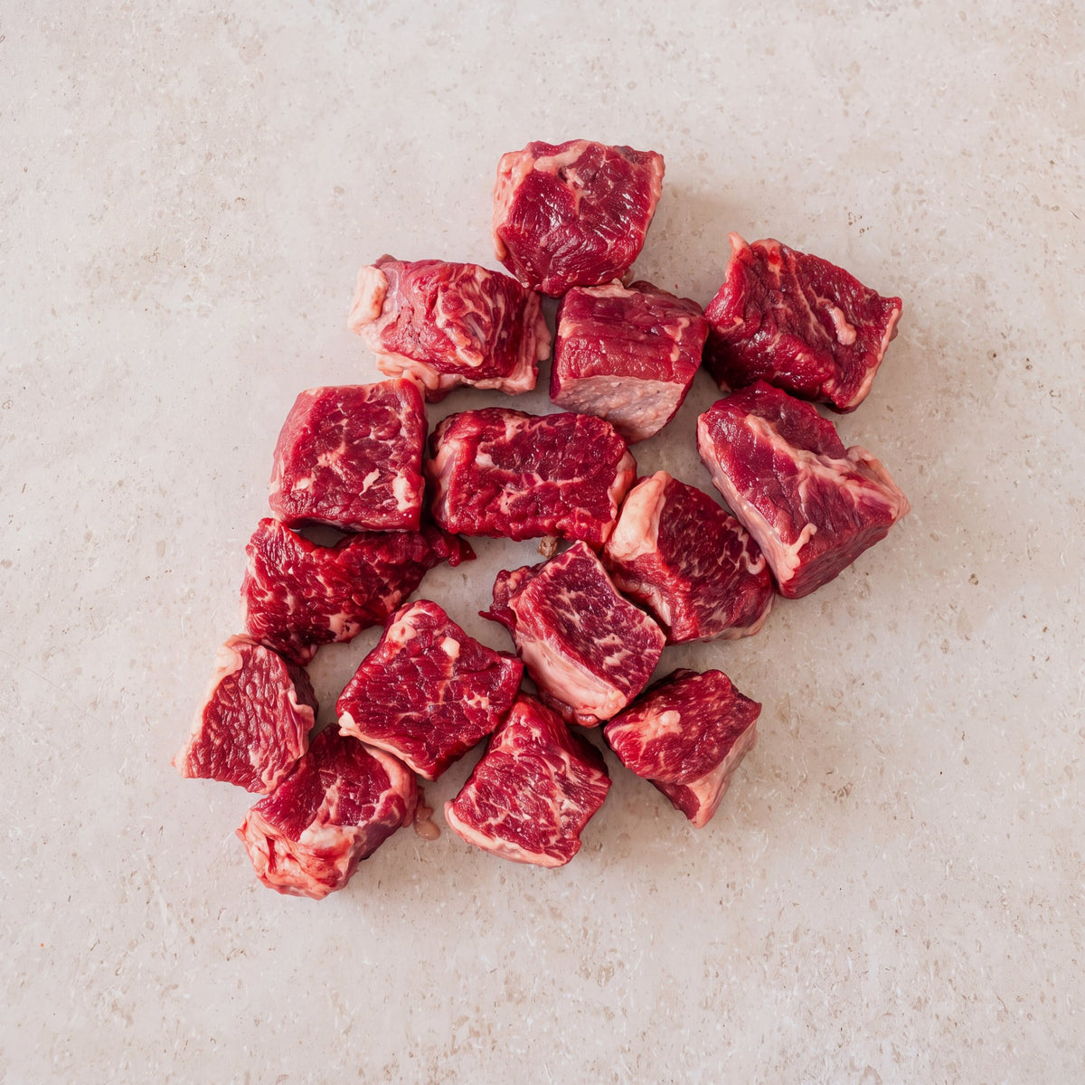 Beef Chuck - Cubed 500g | CarniStore Dubai