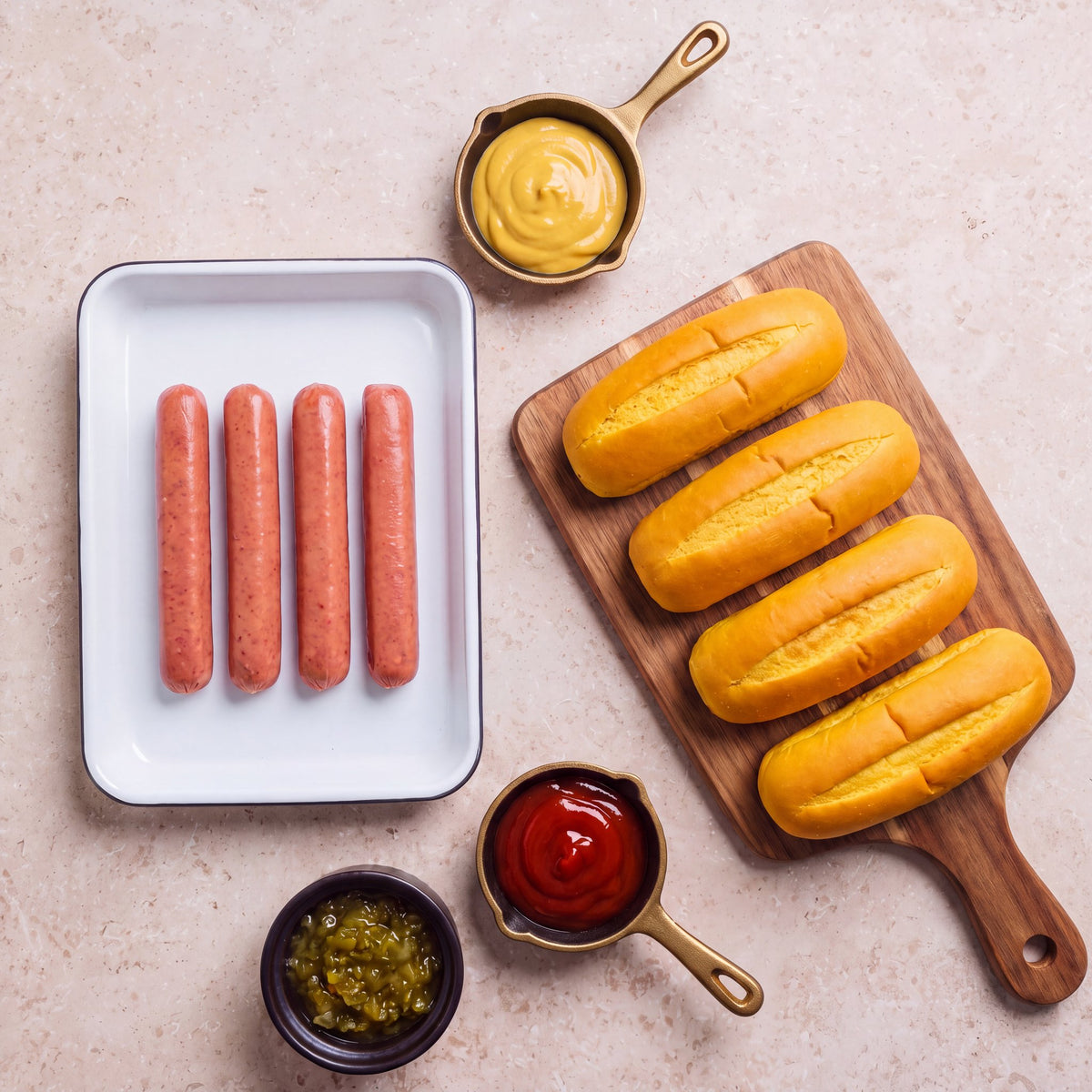 Hotdog Box - 4 hotdogs | CarniStore Dubai