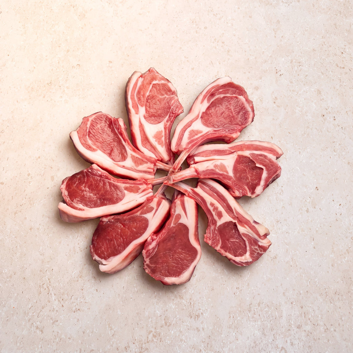 Lamb Chops (Fat Cap On) - 700g | CarniStore Dubai