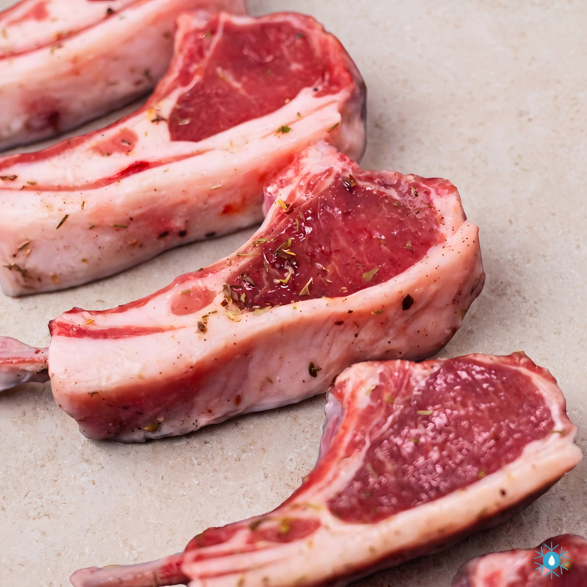 Lamb Chops (Fat Cap On) - 700g | CarniStore Dubai