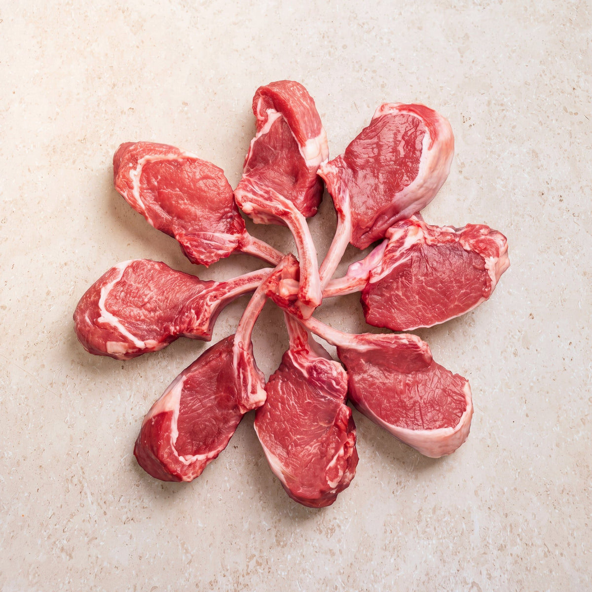 Lamb Chops (Fat Cap Off) - 500g | CarniStore Dubai