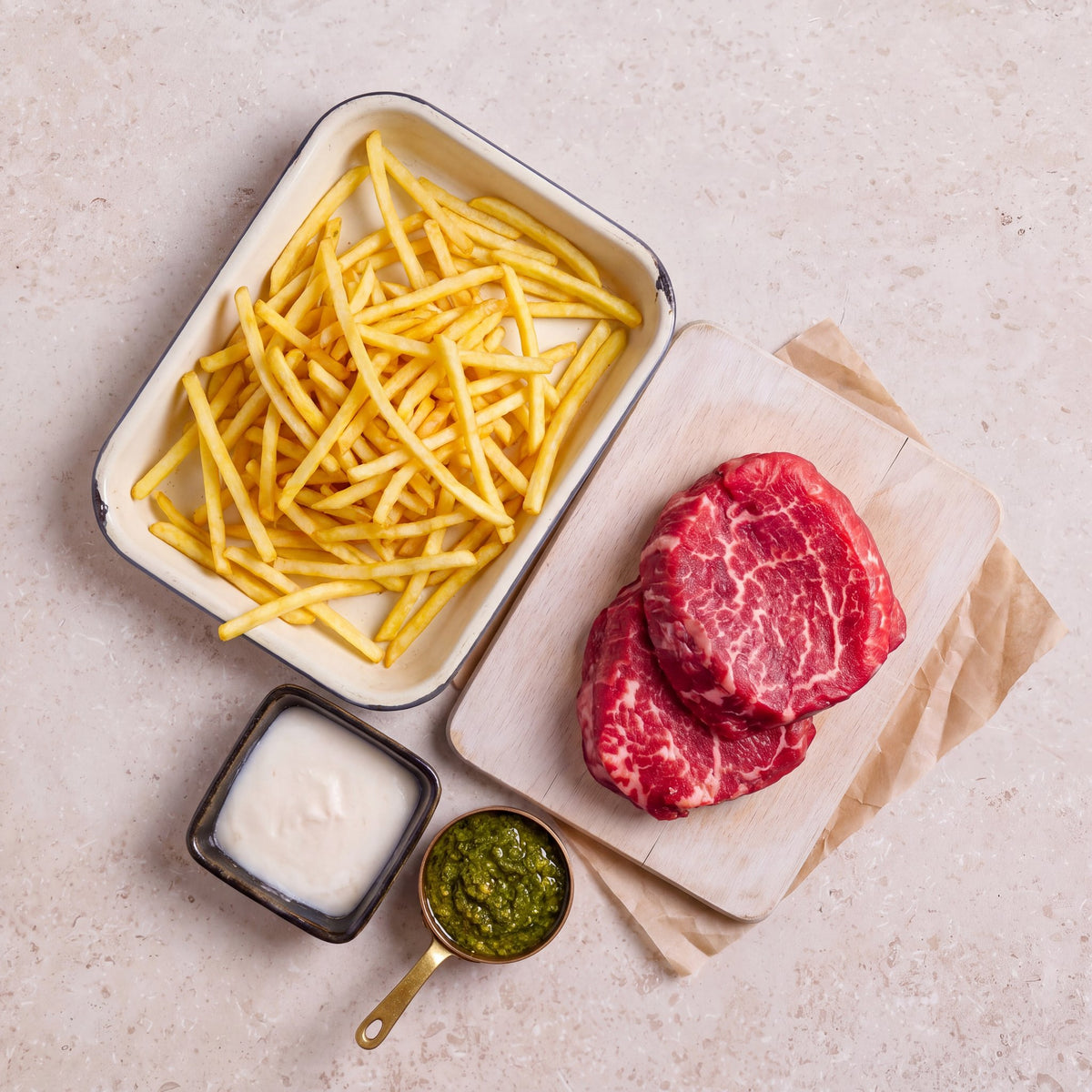 Steak & Frites - tenderloin | CarniStore Dubai