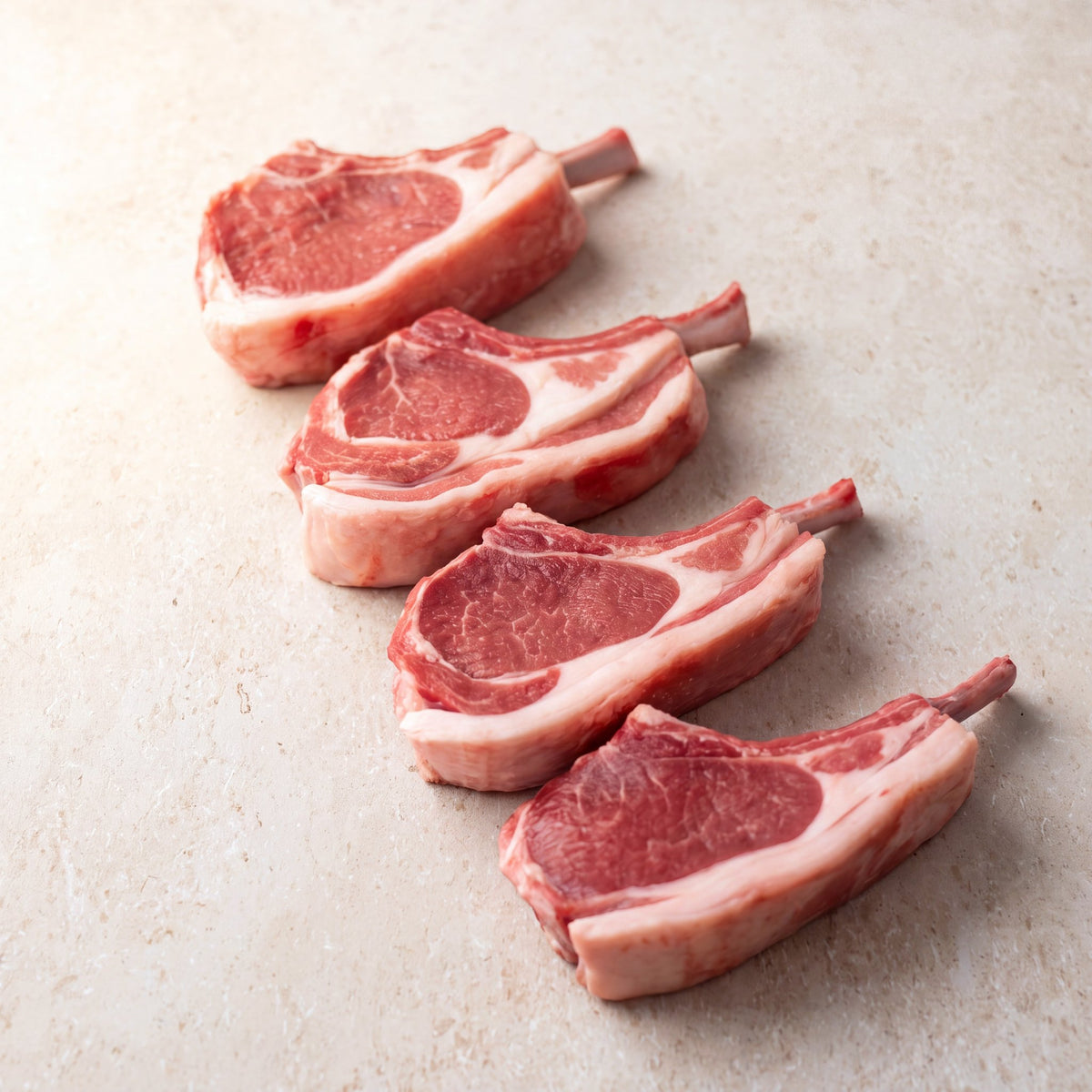 Lamb Chops (Fat Cap On) - 700g | CarniStore Dubai