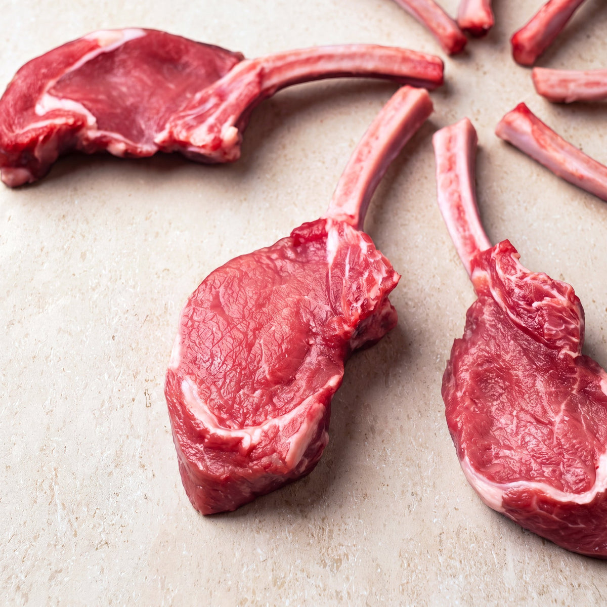 Lamb Chops (Fat Cap Off) - 500g | CarniStore Dubai