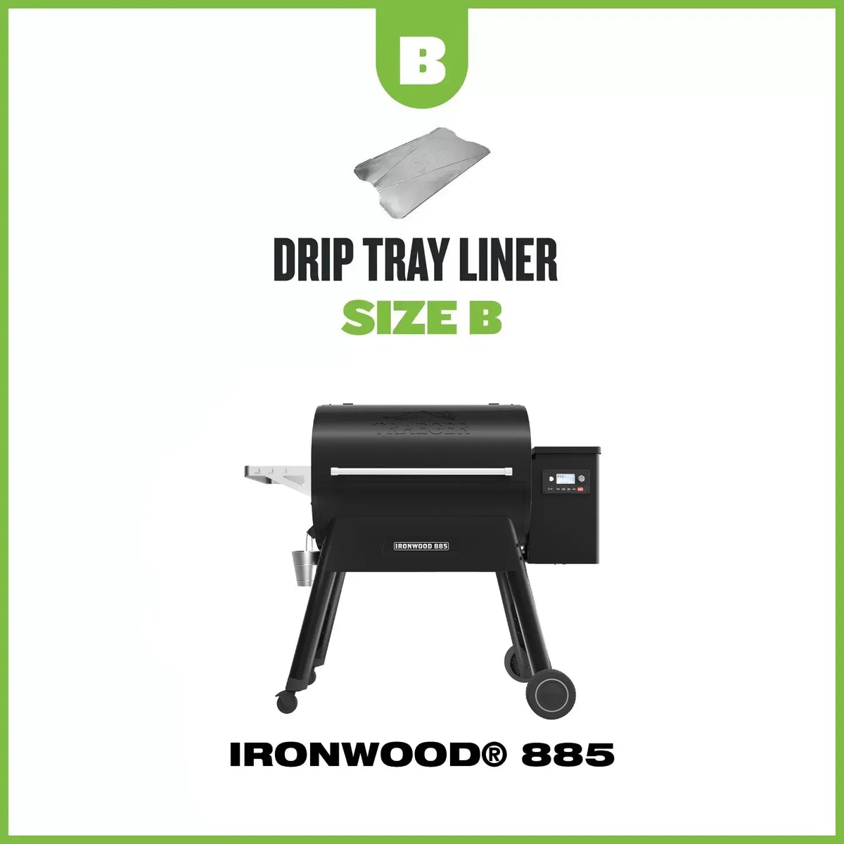Traeger Drip Tray Liners - 5 Pack - Size B