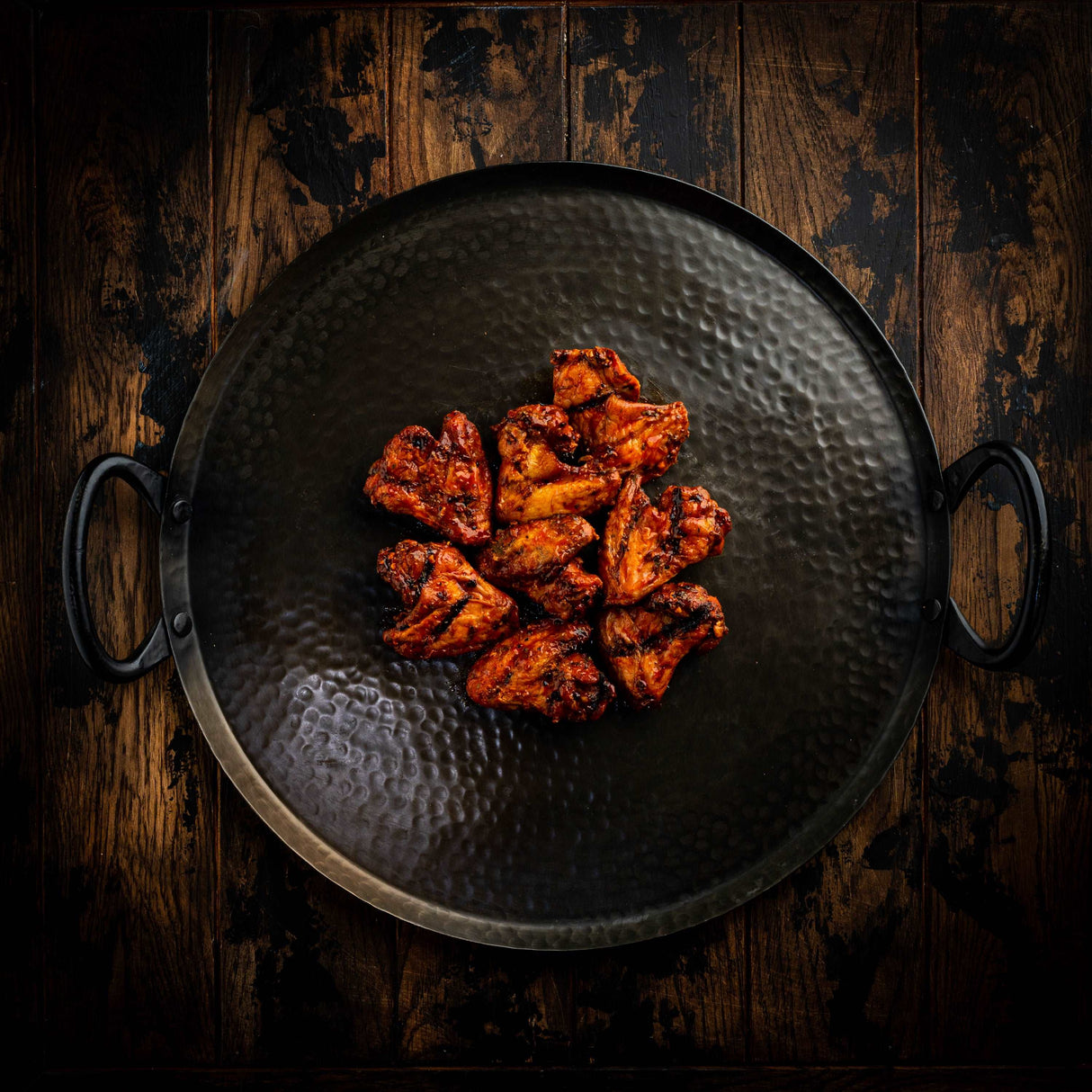 Asian smoked beef wings