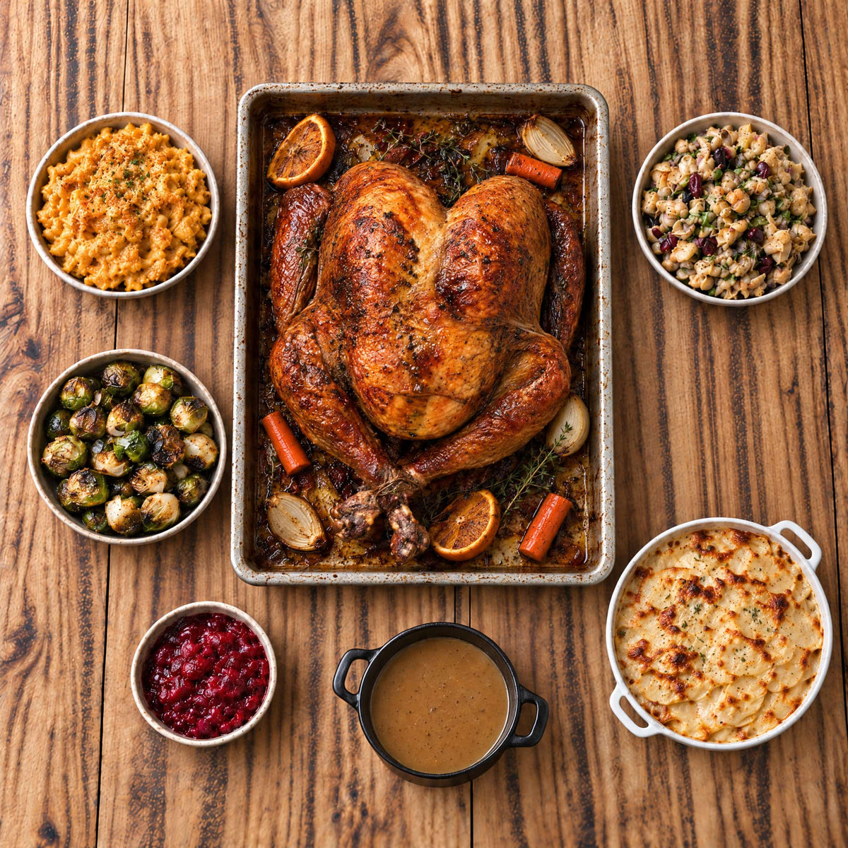 Festive Smoked Turkey Feast, cooking video