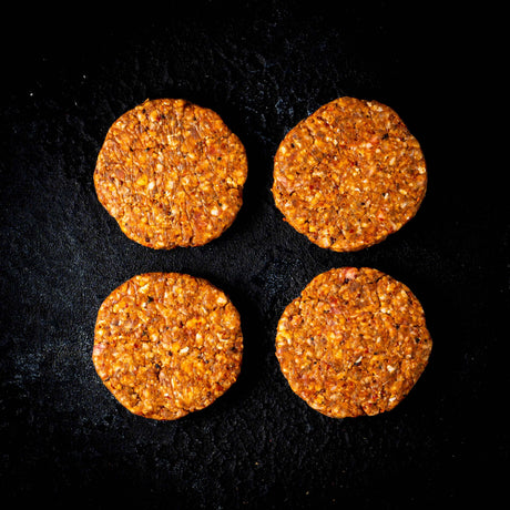 4 patties of Lamb Sriracha Burgers