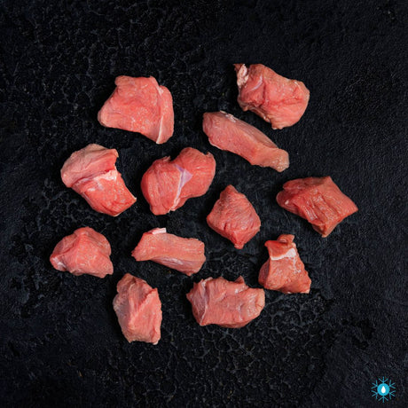 Veal Topside Cubes 500g - Fresh Milk-Fed Veal - Defrosted Product