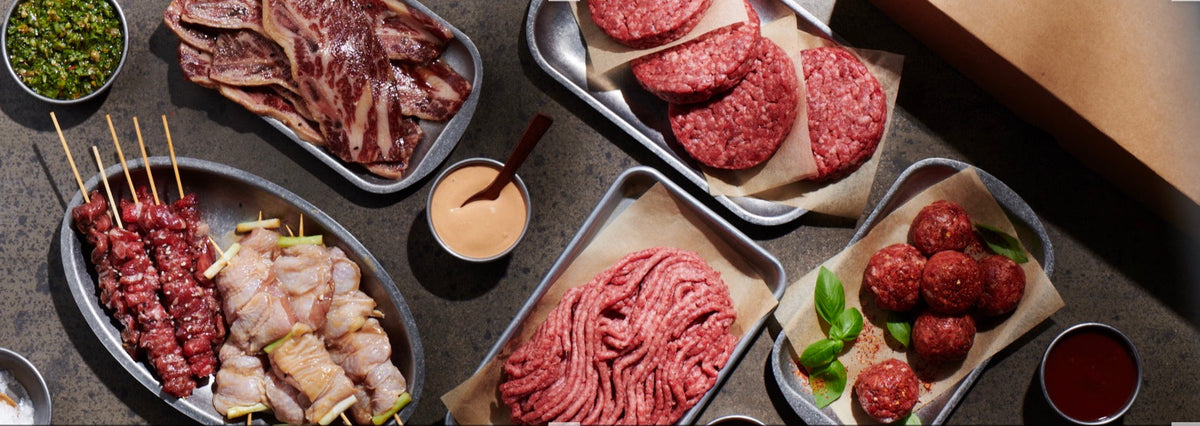 Burgers Sausages Grills collection banner