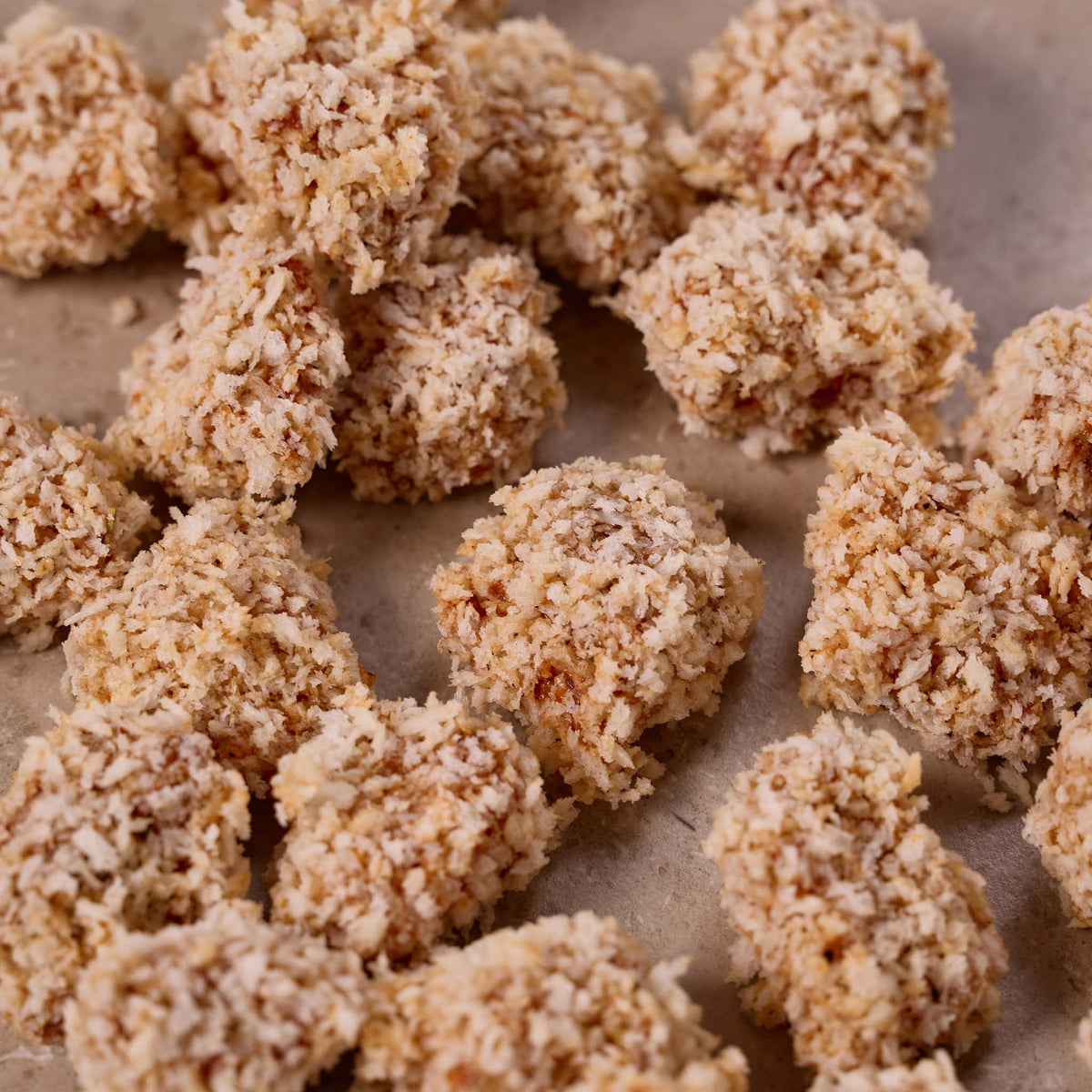 Breaded chicken nuggets