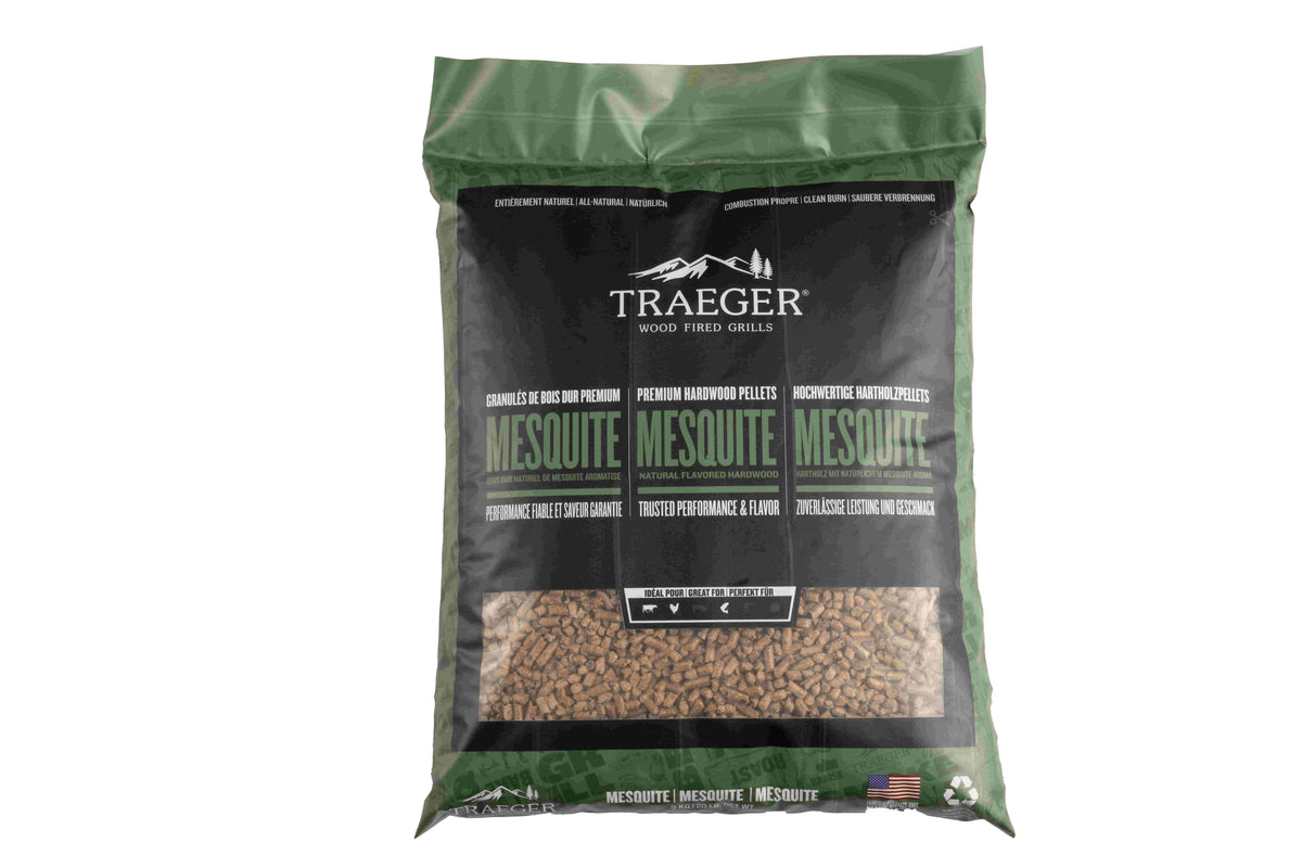TRAEGER MESQUITE PELLETS - 9 KG BAG