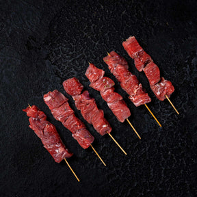 Beef tenderloin skewers marinated in house blend - CarniStore